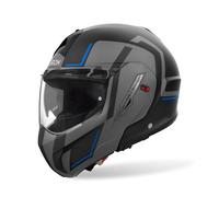 Casque Modulaire AIROH Mathisse II Genius Bleu Gris Noir Mat