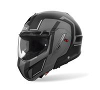 Casque Modulaire AIROH Mathisse II Genius Gris Noir Mat
