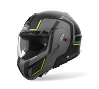 Casque Modulaire AIROH Mathisse II Genius Jaune Gris Noir Mat
