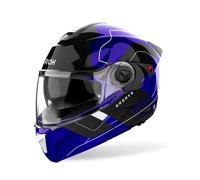 Casque Modulaire AIROH Specktre Groove Bleu Noir Brillant