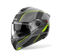 Casque Modulaire AIROH Specktre Leaf Jaune Gris Noir Mat