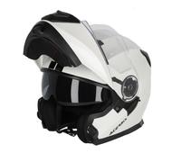 Casque Modulaire Flip Up Acerbis Serel Double Visière Blanc Taille L