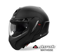 Casque Modulaire Flip Up Mathisse Noir Mat Double Visière Taille L 59-60