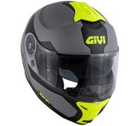 Casque Modulaire GIVI X21 Graphique Challenger Spirit Gris Mat Jaune Taille M