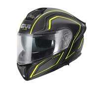 Casque Modulaire GIVI X50 Hologram Fiber Noir Titanium Jaune Opaco ECE 22.06
