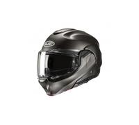Casque modulaire HJC F100 semi plat titane