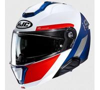 Casque Modulaire HJC i91 Flip-Up M Couleur Bianco Rosso Blu