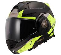 casque modulaire ls2 ff901 advant x oblivion ii - noir mat / jaune M