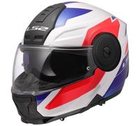 Casque Modulaire LS2 FF902 SCOPE II Duria Blanc Brillant Bleu Rouge