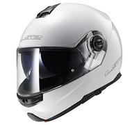 Casque Modulaire rabattable pour Moto LS2 STROBE Blanc M blanc