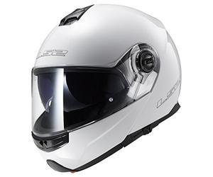 Casque Modulaire rabattable pour Moto LS2 STROBE Blanc M blanc