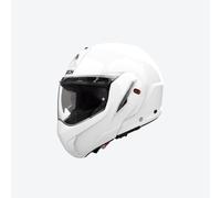 Casque modulaire réversible AIROH Mathisse II, blanc brillant