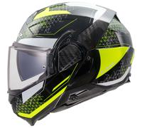 Casque Modulaire Réversible LS2 FF910 ADVANT II Astral Jaune Hi-Viz Brillant