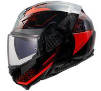 Casque Modulaire Réversible LS2 FF910 ADVANT II Astral Rouge Brillant
