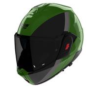 Casque Modulaire Réversible NOLAN N120-1 Peinture Spéciale 354 Vert Noir