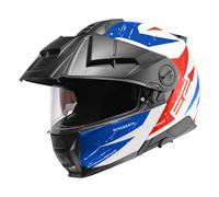 Casque Modulaire SCHUBERTH E2 EXPLORER Bleu Blanc Rouge