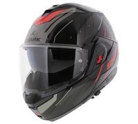 SHARK Casque moto modulable OXO RYDGER Noir/Argent/Rouge 2XL