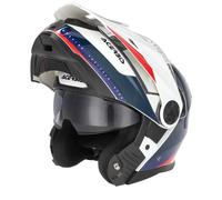 Casque Moduler Acerbis P/ J Rider Visière Parasol Blanc Bleu Rouge TAILLE S
