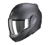 Casque Moduler Basculable SCORPION EXO-TECH EVO CARBON Solid Noir Mat