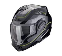 Casque Moduler Basculable SCORPION EXO-TECH EVO PRO Commutateurs Noir Argenté