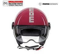 Casque Momo Design Fgtr Classic Candy E2206 Fuchsia / Blanc Poli Mesure SX 53-54