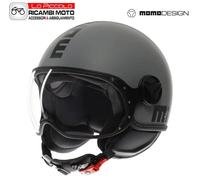 Casque Momo Design FGTR E2206 Classique Gris/Noir Mat Taille S 55-56