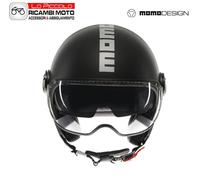 Momo Design – Casque FGTR E2206 – Classique Orange/Noir Mat – Taille M (57-58)