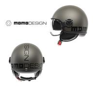 Momo Design – Casque FGTR E2206 – Classique Orange/Noir Mat – Taille M (57-58)
