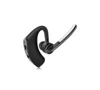 Casque mono Bluetooth sans fil pour ordinateur, Mac, tablette et téléphone, réduction du bruit, noir