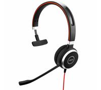 Casque mono Jabra Evolve 40 Uc avec prise jack 3,5 mm