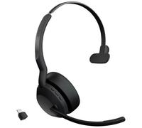 Casque mono Jabra Evolve2 55, Bluetooth, Link380a, MS, noir