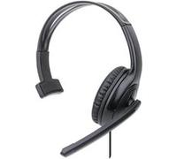 Casque mono supra auriculaire Manhattan - USB-A - Plug and Play - Contrôle du volume - Noir G