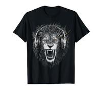 Casque Motif Lion Animal T-Shirt