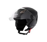 Casque Moto 3/4 Face ABS Robuste Bluetooth Intégré Léger et Pratique Taille S