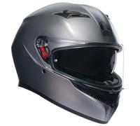 Casque moto AGV K3 gris rodio mat solide