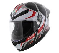 Casque moto AGV K6 S Karve blanc mat noir rouge