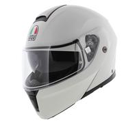 Casque moto AGV Streetmodular Mono Materia blanc mat