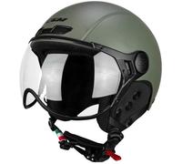 Casque moto CGM Ebi Mono - vert mat - taille 2XS (51/52 cm)