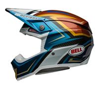 Bell Moto-10 Spherical Tomac Replica 24, casque à croix XL Noir/Blanc/Bleu/Or Noir/Blanc/Bleu/Or