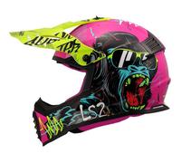 Casque moto cross enfant LS2 MX437 Fast II Mini Gorilla S