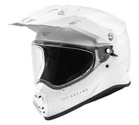 Casque moto cross Fly Racing Trekker Solid Blanc S (55/56 cm)