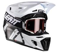 Casque moto cross Leatt Kit 9.5 - carbon/white XS