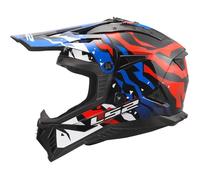 LS2 Helmets Casque tout-terrain MX708 Fast II Grotesk ECE 22.06 Noir 2XL