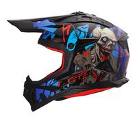Casque moto cross LS2 MX708 Fast II Zombie II Noir 2XL (63/64 cm)