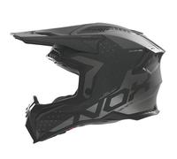 Casque moto cross Nox N634 Gardiant - noir mat/argent XL