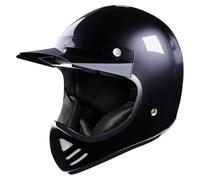Casque Moto Cross rétro STORMER Crossroad Black Pearly