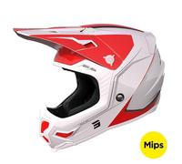 Casque moto cross SHOT RACE GEAR Comp Red Pearly M