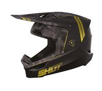 Casque moto cross SHOT RACE GEAR Furious Army Gold Matt L