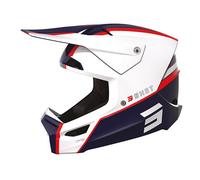 Casque moto cross SHOT RACE GEAR Furious Heritage Blue Glossy L
