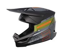 Casque moto cross SHOT RACE GEAR Furious Patrol Black Kaki Matt M